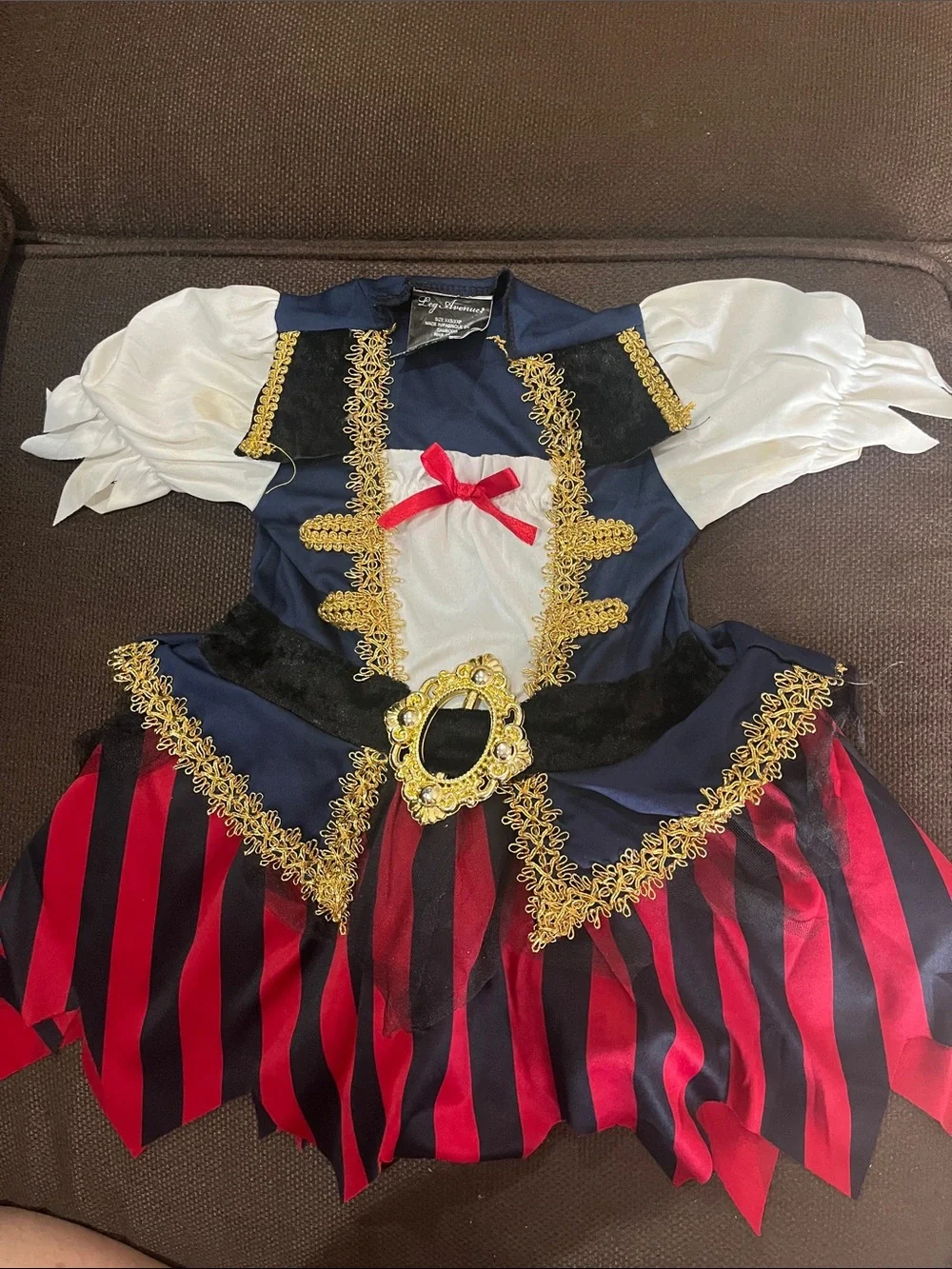 Leg Avenue Enchanted Caribbean Pirate Costume - Black & Red